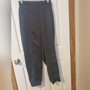 2/$15 Express Black Satin Trousers